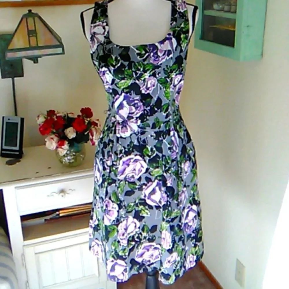 Apt. 9 Dark Floral Dress
